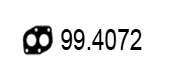 Gasket, exhaust pipe (99.4072)