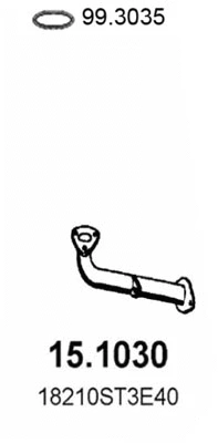 Exhaust Pipe (15.1030)