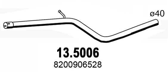 Exhaust Pipe (13.5006)