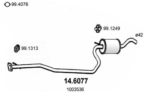 Centre Muffler (14.6077)