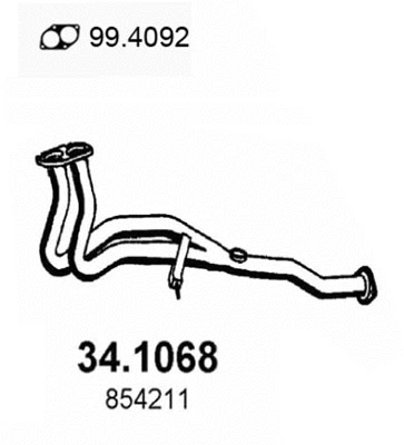 Exhaust Pipe (34.1068)