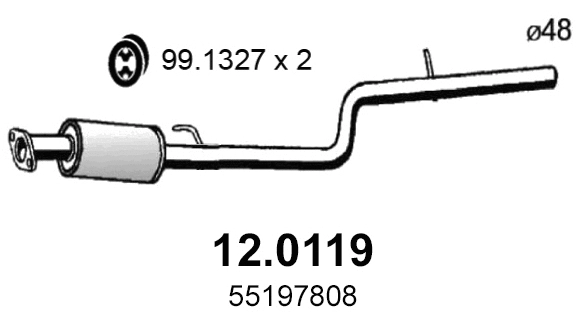 Catalytic Converter (12.0119)