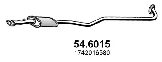 Centre Muffler (54.6015)