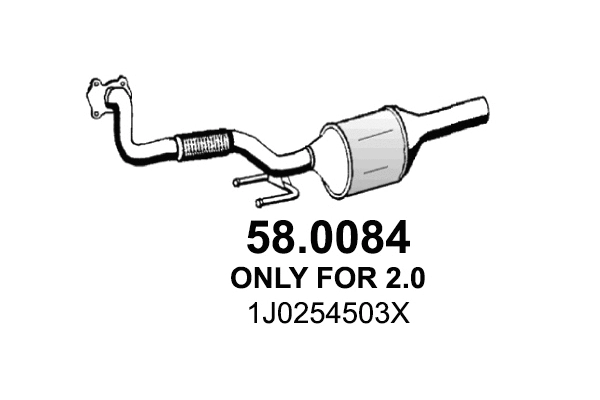 Catalytic Converter (58.0084)