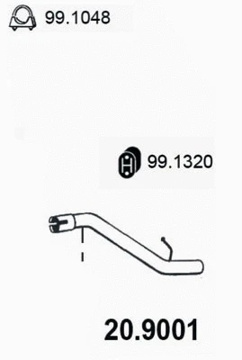 Exhaust Pipe (20.9001)