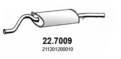 Rear Muffler (22.7009)