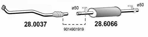 Centre Muffler (28.6066)