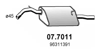 Rear Muffler (07.7011)
