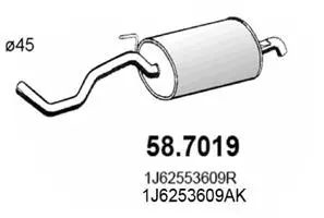 Rear Muffler (58.7019)