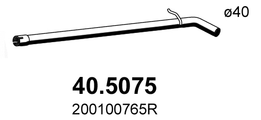 Exhaust Pipe (40.5075)