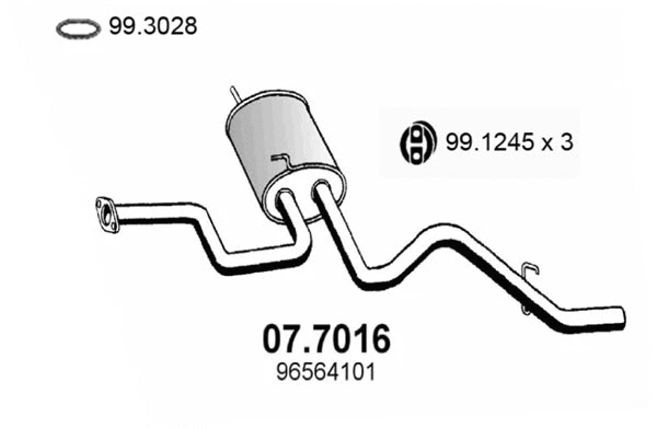 Rear Muffler (07.7016)