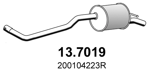 Rear Muffler (13.7019)