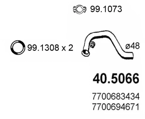 Exhaust Pipe (40.5066)