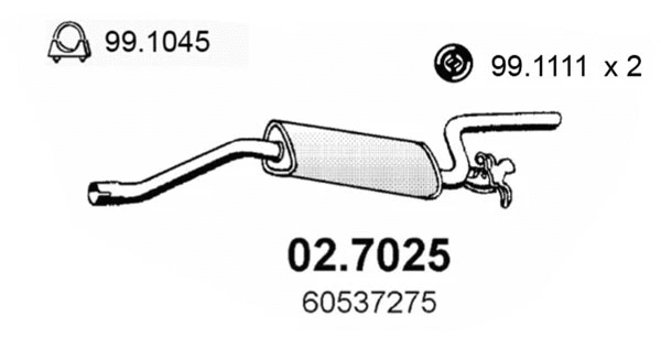 Rear Muffler (02.7025)