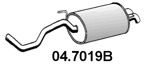 Rear Muffler (04.7019B)