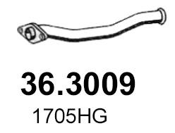 Exhaust Pipe (36.3009)