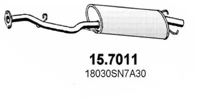 Rear Muffler (15.7011)
