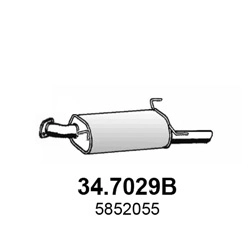 Rear Muffler (34.7029B)