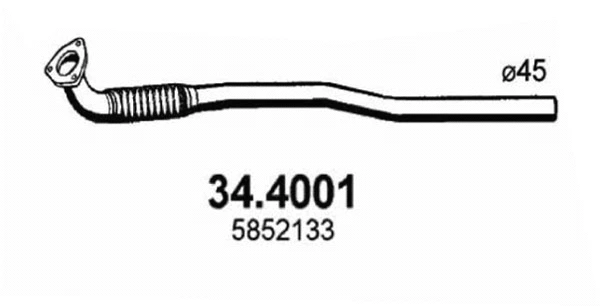 Exhaust Pipe (34.4001)