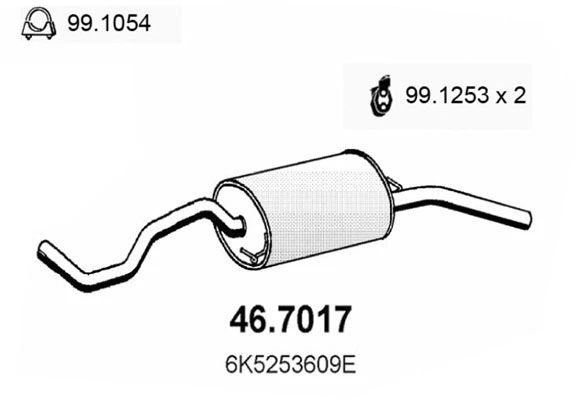 Rear Muffler (46.7017)