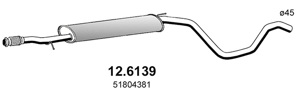 Centre Muffler (12.6139)