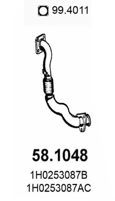 Exhaust Pipe (58.1048)