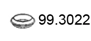 Seal Ring, exhaust pipe (99.3022)