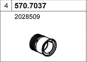 Centre/Rear Muffler (570.7037)