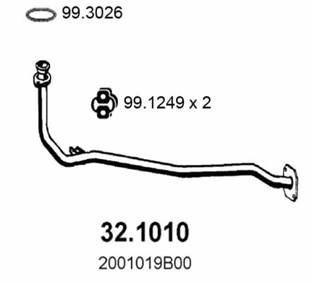 Exhaust Pipe (32.1010)