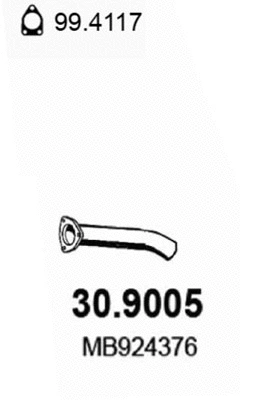 Exhaust Pipe (30.9005)