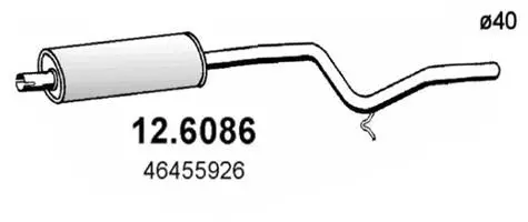 Centre Muffler (12.6086)