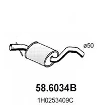 Centre Muffler (58.6034B)