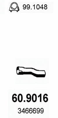 Exhaust Pipe (60.9016)