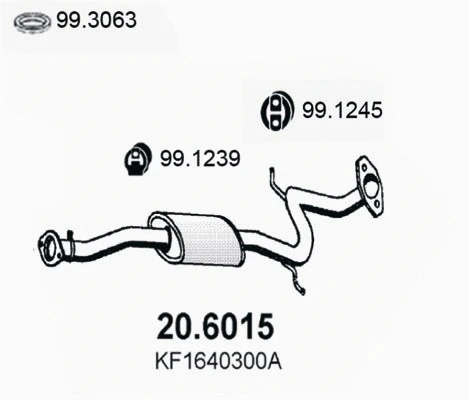 Centre Muffler (20.6015)