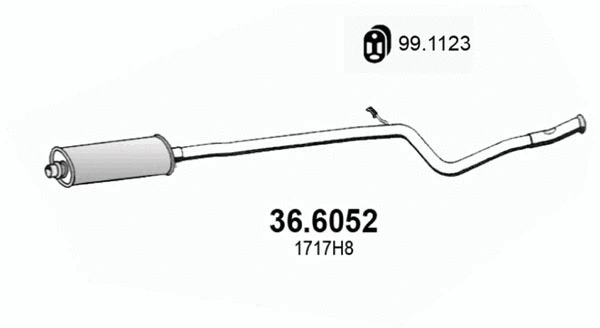 Centre Muffler (36.6052)