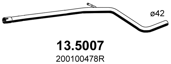 Exhaust Pipe (13.5007)