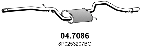 Rear Muffler (04.7086)