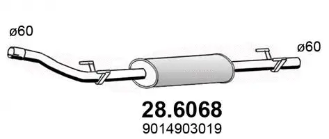 Centre Muffler (28.6068)