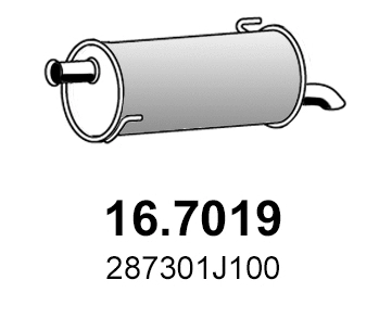 Rear Muffler (16.7019)