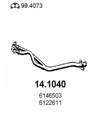 Exhaust Pipe (14.1040)