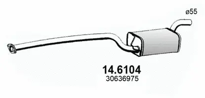 Centre Muffler (14.6104)