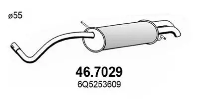 Rear Muffler (46.7029)