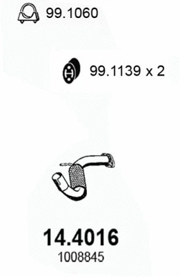 Exhaust Pipe (14.4016)
