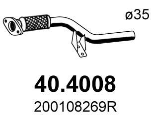 Exhaust Pipe (40.4008)