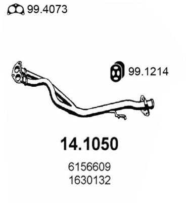 Exhaust Pipe (14.1050)