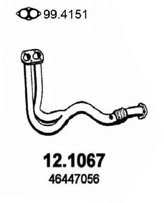 Exhaust Pipe (12.1067)