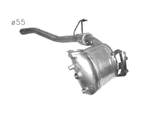 Soot/Particulate Filter, exhaust system (04.15002)