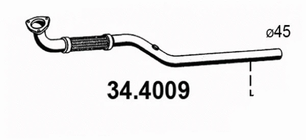 Exhaust Pipe (34.4009)
