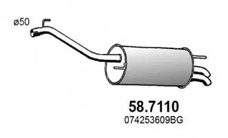 Rear Muffler (58.7110)