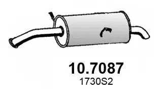 Rear Muffler (10.7087)